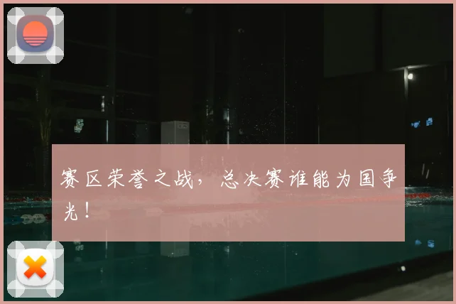 赛区荣誉之战,总决赛谁能为国争光!