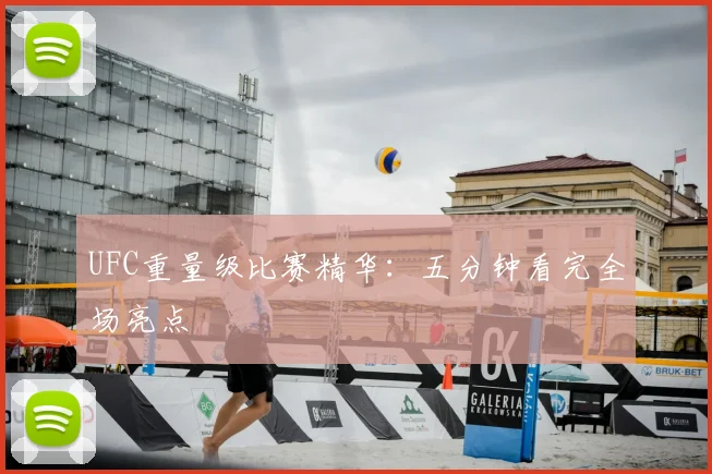 UFC重量级比赛精华：五分钟看完全场亮点