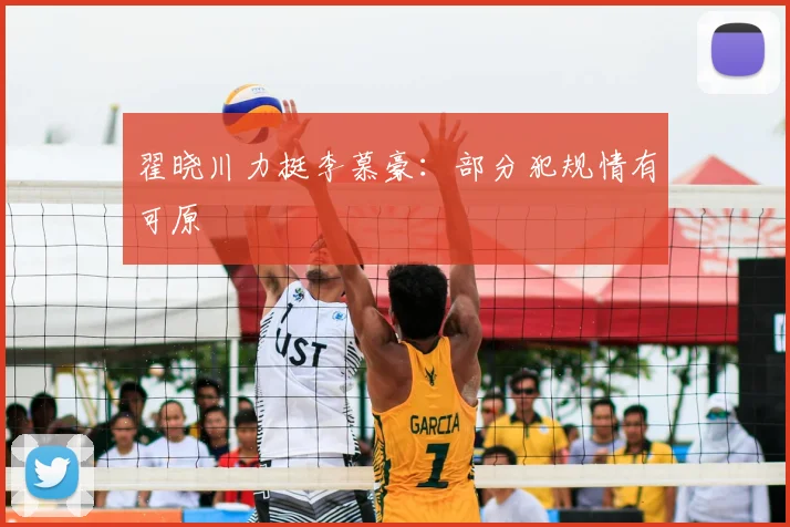翟晓川力挺李慕豪：部分犯规情有可原